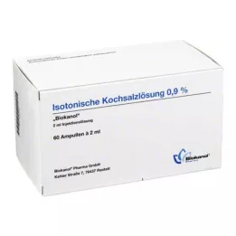 ISOTONISCHE Zoutoplossing 0,9% Biokanol ampullen, 60X2 ml