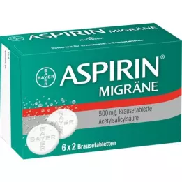 ASPIRIN MIGRÄNE Breath Tablets, 12 st