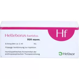 HELLEBORUS FOETIDUS water. D 20 ampullen, 8X1 ml
