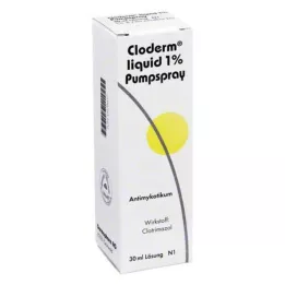 CLODERM Vloeibare 1% pompspray, 30 ml