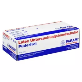 HANDSCHUHE Wegwerplatex poedervrij L, 100 stuks