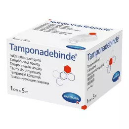 TAMPONADEBINDE 1 cmx5 m steriel Hartmann, 1 st