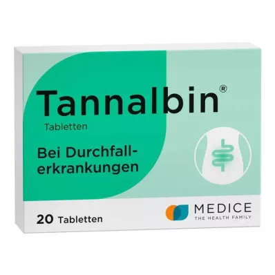 TANNALBIN Tabletten, 20 stuks TANNALBIN Tabletten, 20 stuks