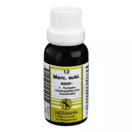 MERCURIUS SUBLIMATUS CORR.F Complex No.12 verdunning, 20 ml