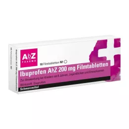 IBUPROFEN AbZ 200 mg filmomhulde tabletten, 10 stuks