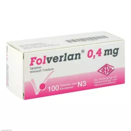 FOLVERLAN 0,4 mg tabletten, 100 stuks
