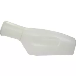 URINFLASCHE Mann plastic 1 l ronde vorm melkachtig, 1 st