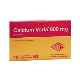 CALCIUM VERLA 600 mg film -gecoate tabletten, 40 st