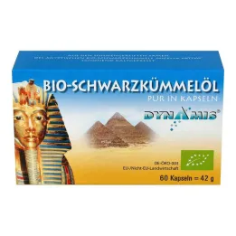 Zwarte komijn Egyptische pure capsules, 60 stuks