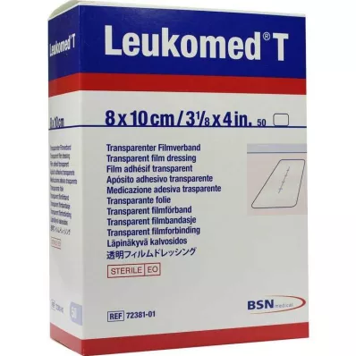 LEUKOMED transparante steriele pleisters 8x10 cm, 50 stuks LEUKOMED transparante steriele pleisters 8x10 cm, 50 stuks