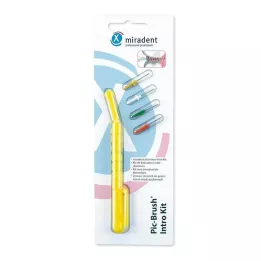 MIRADENT Interd.Pic-Brush Intro Kit 1H+4B.geel, 1 st