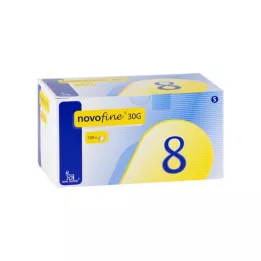 NOVOFINE 8 canules 0,30x8 mm, 100 stuks