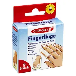 Vingerbedjes beschermkapjes voor vingers en tenen, 6 stuks