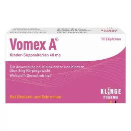 VOMEX A -zetpillen van een kinder 40 mg, 10 st