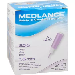 MEDLANCE plus Lite veiligheidslancetten 25 G, 200 stuks