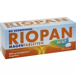 RIOPAN Maagtabletten mint 800 mg kauwtabletten, 50 st
