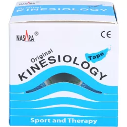 NASARA Kinesiotape 5 cmx5 m blauw, 1 stuk