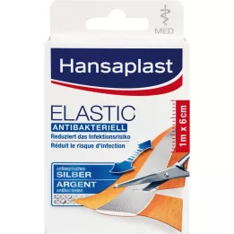 Hansaplast Med elastische 1MX6CM-secties, 10 st