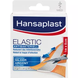 Hansaplast Med elastische 1MX8CM-secties, 10 st