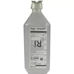 RINGER LÖSUNG DAB 7 Kunststof, 500 ml