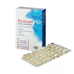 EICOSAN 750 Omega-3 Concentraat Zachte Capsules, 60 stuks
