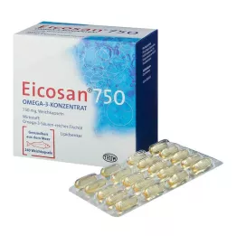 EICOSAN 750 Omega-3 Concentraat Zachte Capsules, 240 stuks