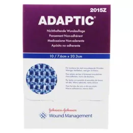 ADAPTIC 7,6x20,3 cm vochtig wondverband, 10 stuks