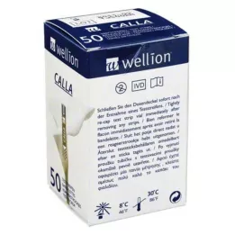 WELLION CALLA Bloedglucoseteststrips, 50 stuks