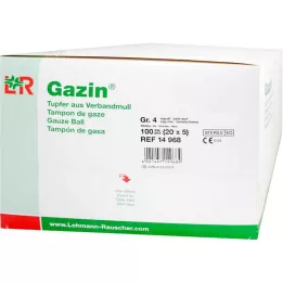 GAZIN RAUPFER EIGR.STERIL 2+3 Schutzr.o.rk, 100 st