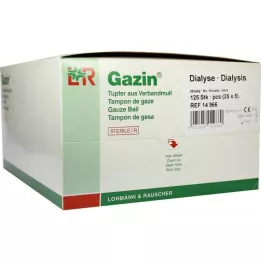 GAZIN Dialyse-wattenstaafjes 2+3 steriel met beschermring, 125 stuks