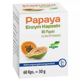 PAPAYA ENZYM Capsules, 60 st