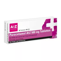 PARACETAMOL AbZ 500 mg tabletten, 10 stuks