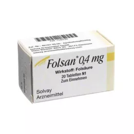 FOLSAN 0,4 mg tabletten, 20 stuks