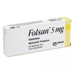 FOLSAN 5 mg tabletten, 20 stuks