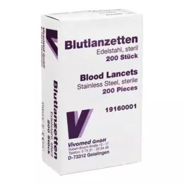 BLUTLANZETTEN Metaal eenvoudig, 200 stuks
