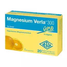 MAGNESIUM VERLA 300 Oranje Granulaat, 20 stuks