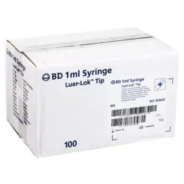 BD PLASTIPAK Spr.1 ml Luer Lok 3-delig, 100X1 ml