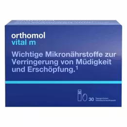 ORTHOMOL Vital M drinkfles/capsule combopack, 30 stuks