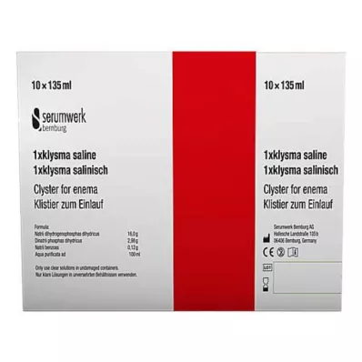 KLYSMA 1x zoutoplossing, 10X135 ml
