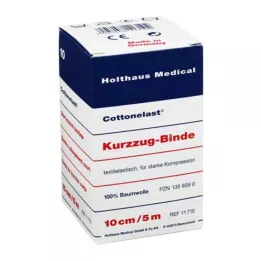 KURZZUGBINDE Katoenelastiek 10 cmx5 m, 1 st