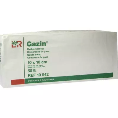 GAZIN Gaaskompres 10x10 cm niet-steriel 32-voudig operatie, 50 st GAZIN Gaaskompres 10x10 cm niet-steriel 32-voudig operatie, 50 st