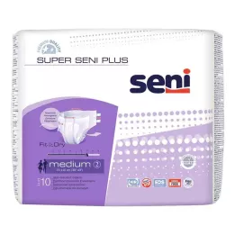 Super Seni Maat 2 Medium Plus Diaps Nacht voor volwassenen, 10 st