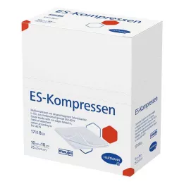ES-KOMPRESSEN steriel 10x10 cm 8-voudig, 25X2 stuks