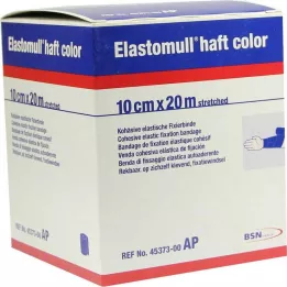ELASTOMULL haft color 10 cmx20 m bevestigingstape blauw, 1 stuk