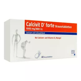 CALCIVIT D forte bruistabletten, 40 stuks