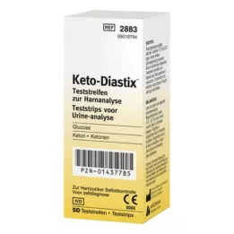 KETO DIASTIX Teststrips, 50 stuks