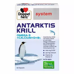 DOPPELHERZ Capsules van Antarctisch Krill-systeem, 60 stuks