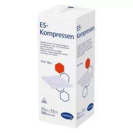 ES-KOMPRESSEN Unteril 7,5x7,5 cm 16 keer, 100 st