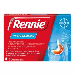 RENNIE Kauwtabletten, 36 stuks