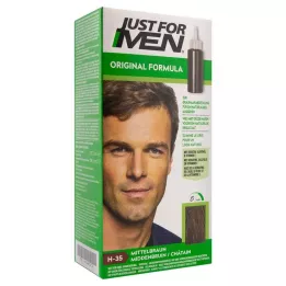 JUST voor mannen tinting shampoo medium bruin, 60 ml
